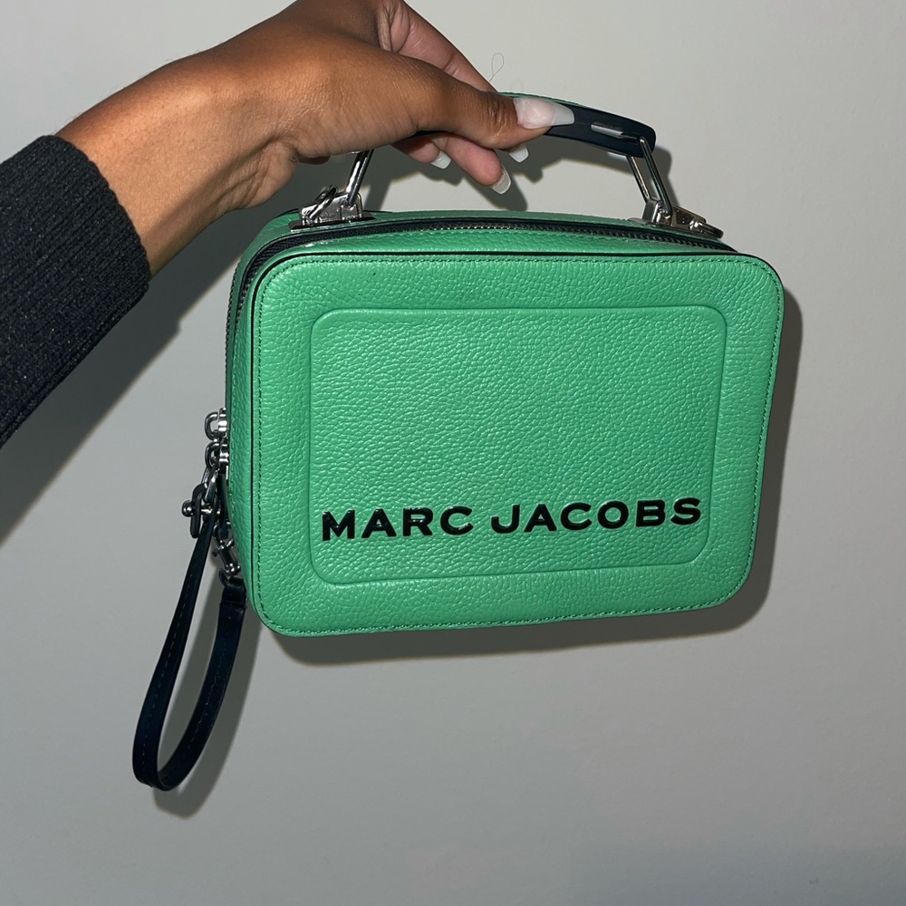 Green Marc Jacobs Mini Box Bag